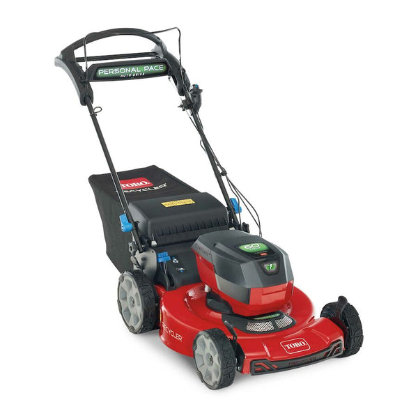 60V Max* 22 in. (56cm) Recycler® w/Personal Pace® & SmartStow® Lawn Mower With Flex-Force Power System® Model: 21466 UPC/EAN: 21038214665